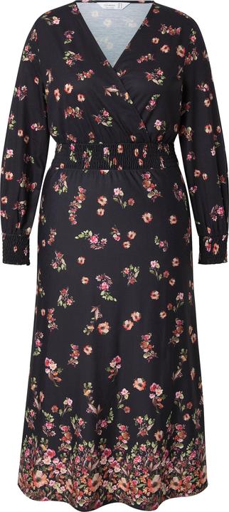 Produktbild Miamoda Maxikleid, A-Linie, Blütendruck, Langarm (46)