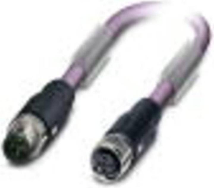 Produktbild Phoenix 1518300. Kabellänge: 10 m, Stecker: M12, Produktfarbe: Violett