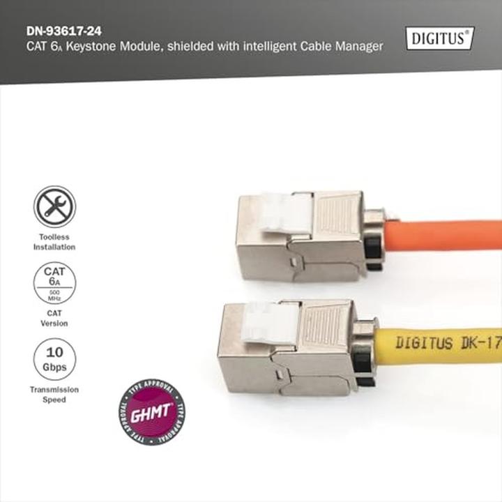 Actual product image Digitus CAT 6A Keystone Module,gesch. (Keystone module)