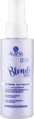Actual product image Alama Professional No Yellow Extreme Soft & Shine Leave-in Spray for Blonde, Grey and Bleached Hair 100ml (100 ml)