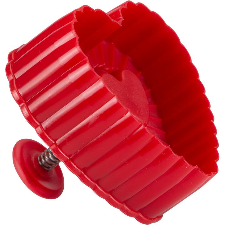 Actual product image Städter Cookie Cutter with Ejector Heart Curled