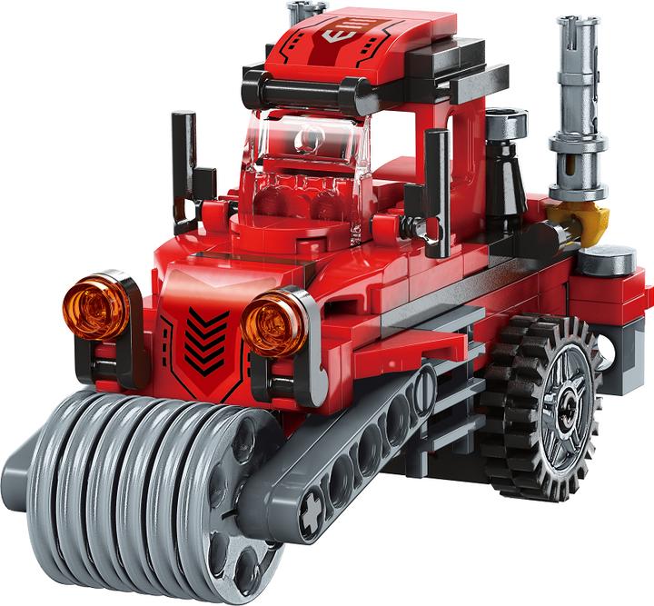 Produktbild Qman Trans-Combo Power Master 3 in 1 Lokomotive - Motorrad - Dampfwalze