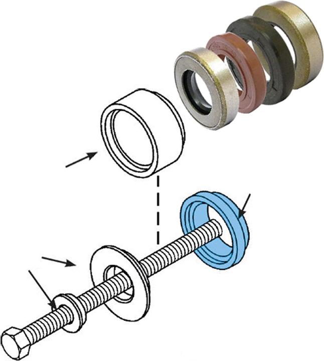Produktbild KS Tools Wellendichtring und Simmerring Montagewerkzeug-Satz