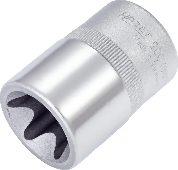 Produktbild HAZET Steckschlüsseleinsatz ∙ TORX 900-E24 ∙ Vierkant12,5 mm (1/2 Zoll) ∙ Aussen TORX Profil ∙ E24…