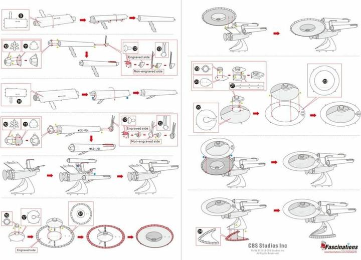 Produktbild Metal Earth Star Trek NCC - 1702
