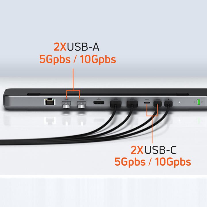 Produktbild Satechi Dual Dock Stand (USB-C, 9 Ports)