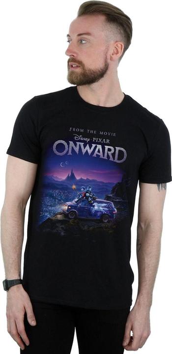 Actual product image Disney Mens Onward Poster Art T-Shirt (L)