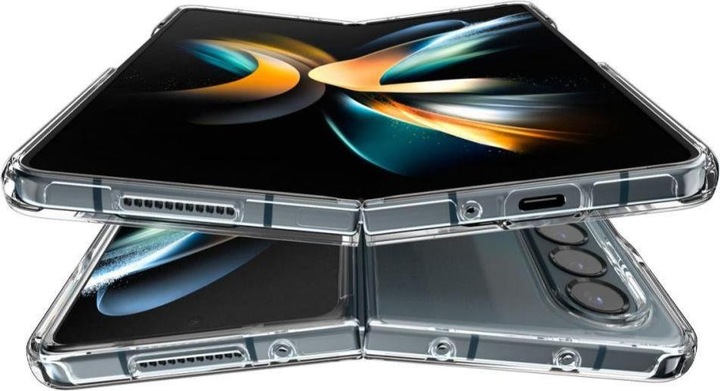 Actual product image Spigen Crystal Hybrid mobile phone case (7.6") Cover Transparent (Samsung Galaxy Z Fold4)