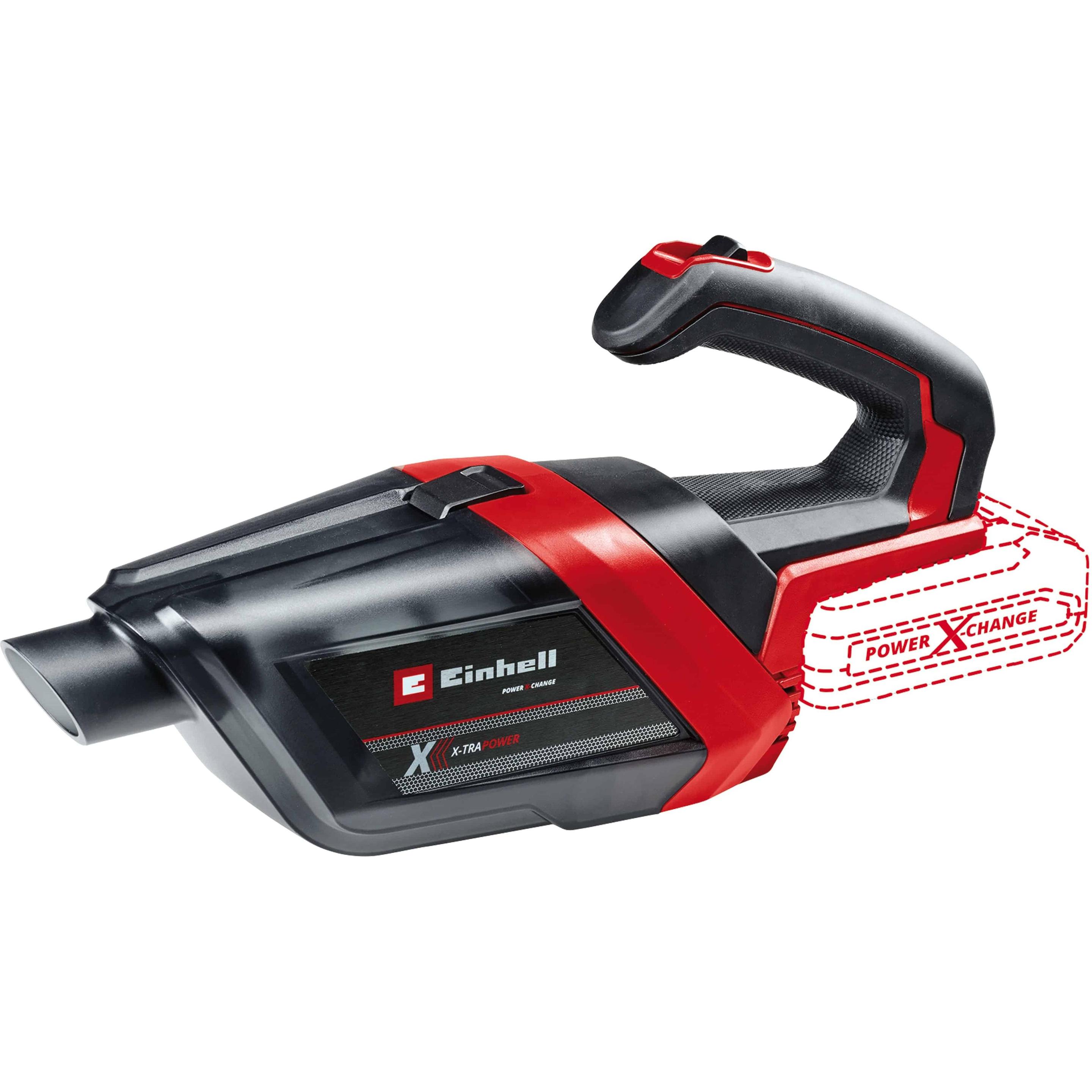 Einhell TE-HV 18/06 Li - Solo, Staubsauger, Schwarz, Rot