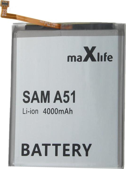 Actual product image Maxlife battery for Samsung Galaxy A51 5G A515 EB-BA516ABY 4000mAh