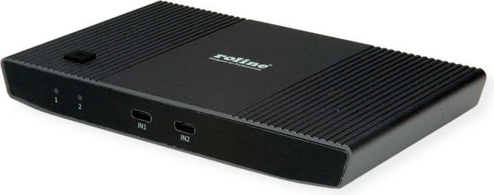 Actual product image Roline KVM switch 2-gang/dock USB-C