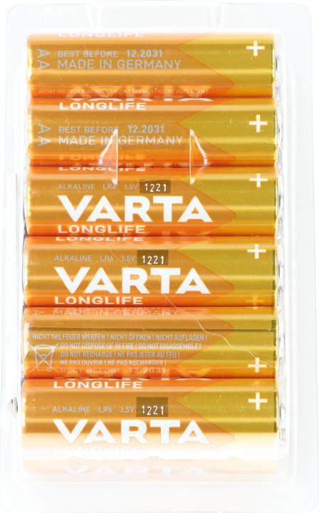 Productafbeelding Varta Longlife (12 Pcs., AA, 2800 mAh)