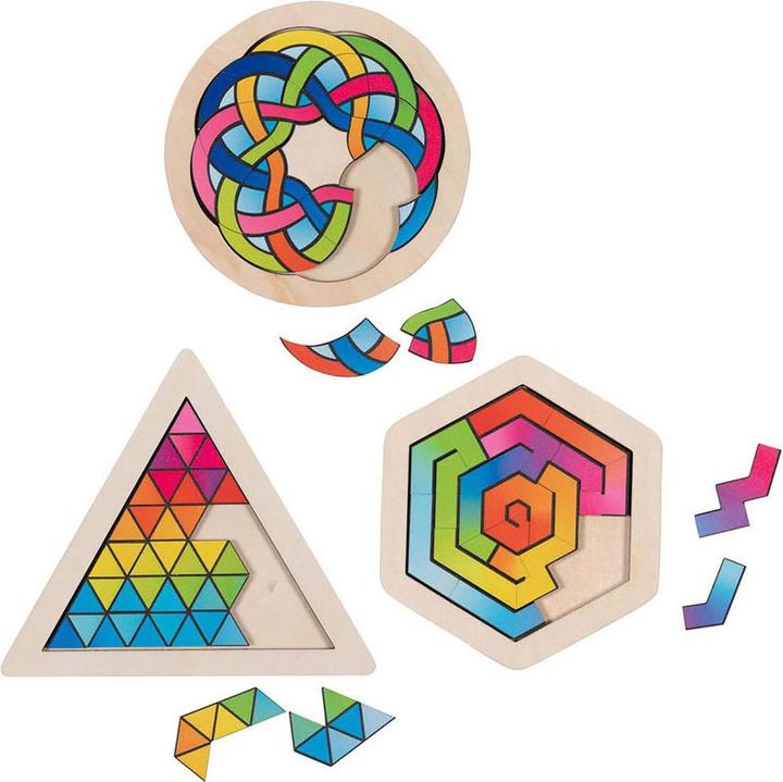 Actual product image Goki Puzzle puzzles, set of 9 - assorted