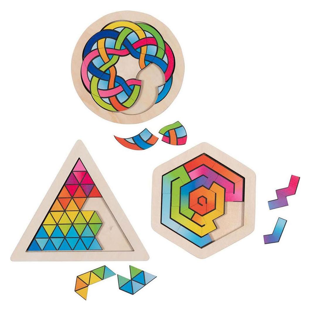 Goki Puzzels, Set Van 9 - Assorti
