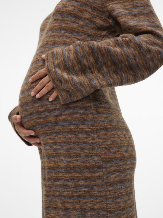 Immagine prodotto Mamalicious Vestibilità regolare Collo alto Polsini elasticizzati Maniche a palloncino Abito corto Abito in (S)