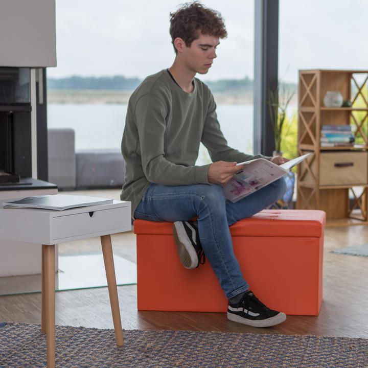 Actual product image Relaxdays Bench storage space (76 cm)