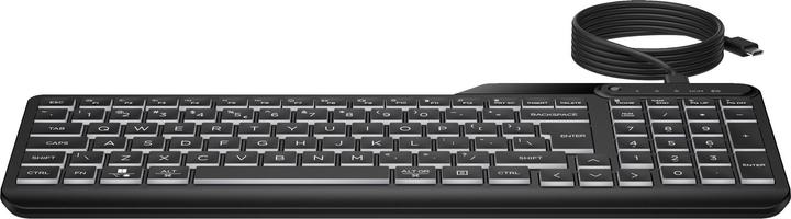 Actual product image HP 405 Multi-Device Backlit Wired Keyboard (DE, Cable)