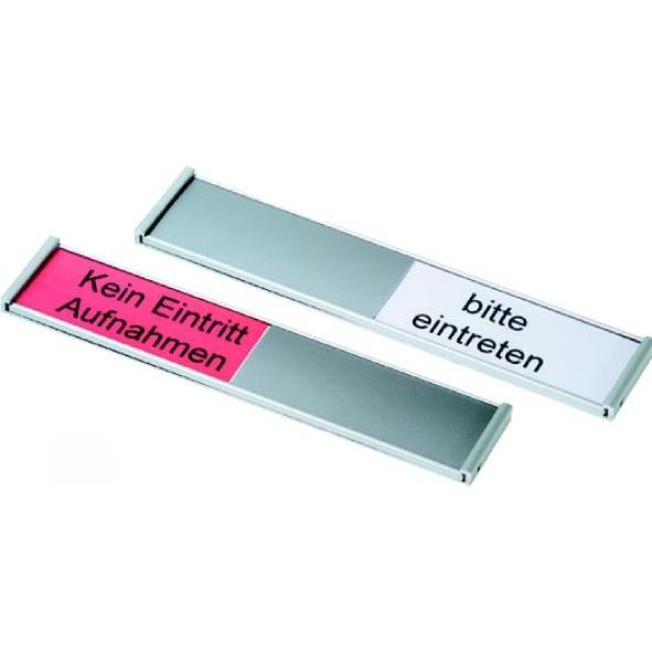 Ultradex, Informationsschild, Frei-/Belegt-Anzeiger 180x36mm Aluminium