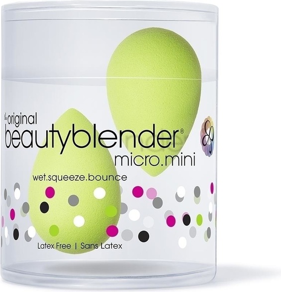 Actual product image Beautyblender Micro 2 pcs, neon green