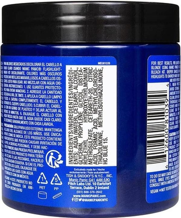 Immagine prodotto Skybound BIG POT Alta Tensione Formula Classica in Crema Tintura per Capelli Rockabilly Blu 8oz (Blu Rockabilly)