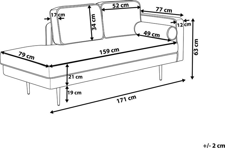 Actual product image Beliani Miramas (Recamiere)