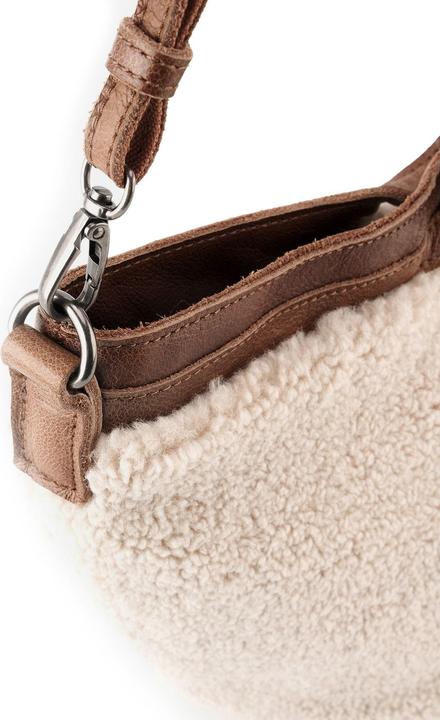 Produktbild FredsBruder Teddy Layer Schultertasche Leder 40 cm