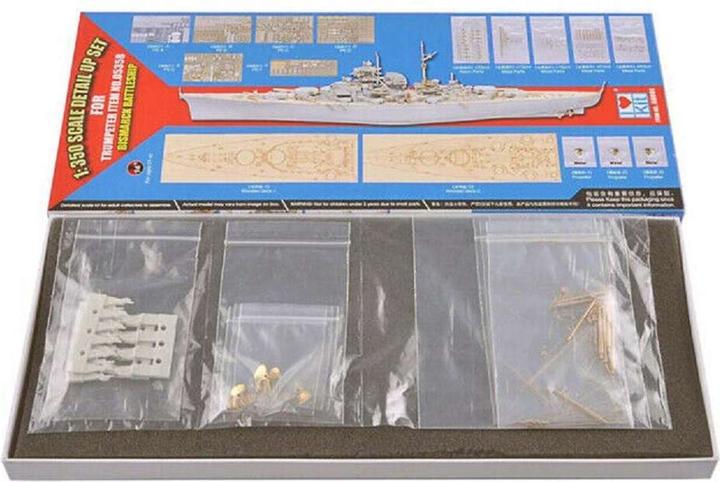 Produktbild Trumpeter BISMARCK 1941 DETAIL UP SET for 05358