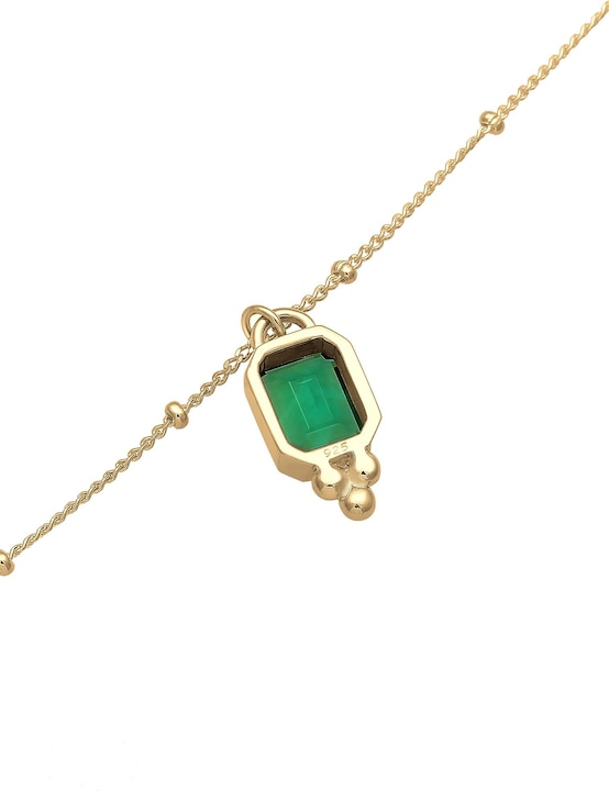 Produktbild Elli Edelsteinkette, Vintage (Quarz, 925 Sterling Silber vergoldet, 40 cm)