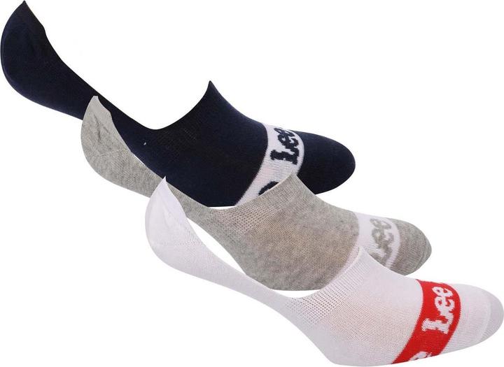 Image du produit Lee - Socquettes style Logo - Adulte (Lot de 3, 37 - 40.5)