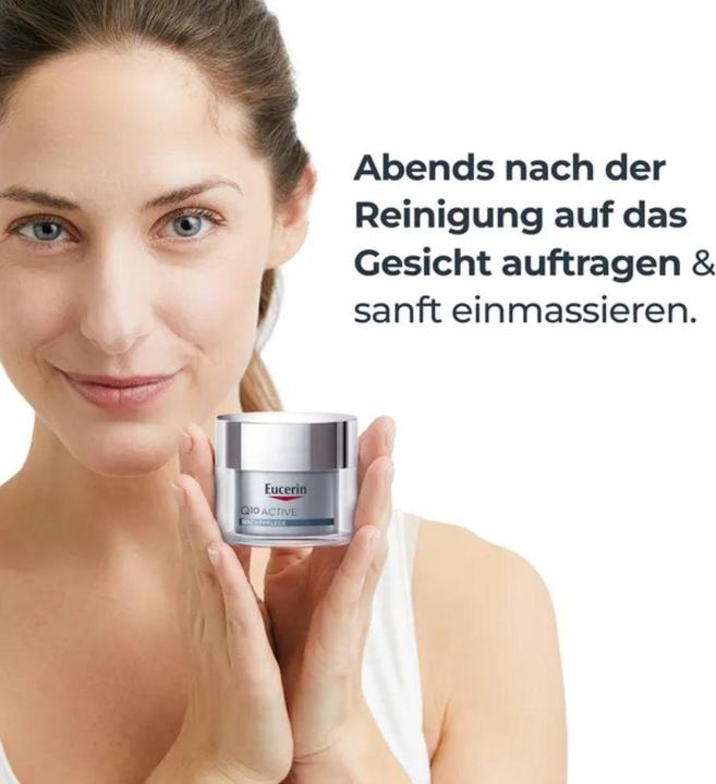 Actual product image Eucerin Q10 Active (50 ml, Night cream, Up to SPF 10)