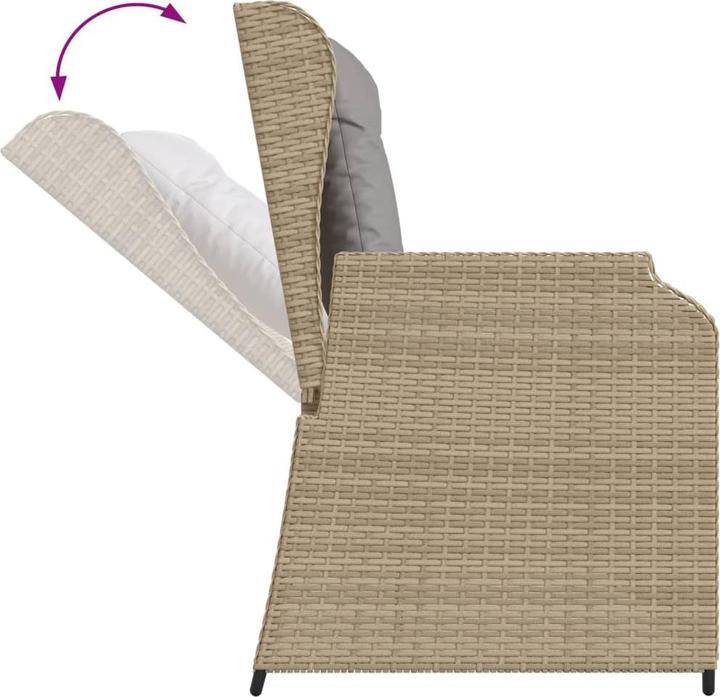 Produktbild vidaXL 10-tlg. Garten-Lounge-Set mit Kissen