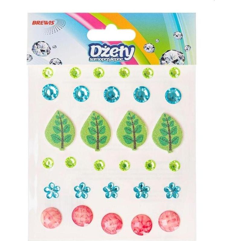 Brewis Selbstklebende Strasssteine ​​31 Stk