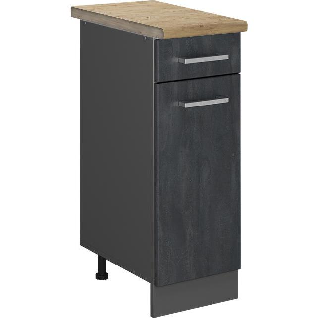 Vicco, Regal, Küchenschrank mit Schublade R-Line (30 x 46 x 81.5 cm)
