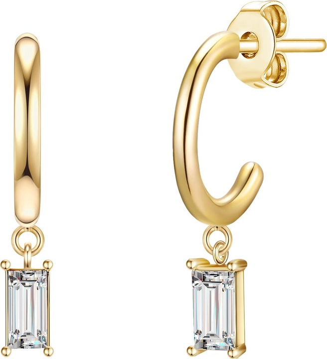 Produktbild Lulu & Jane Damen Messing verziert mit Kristallen von Swarovski® gelbgold - 29653 (Messing)