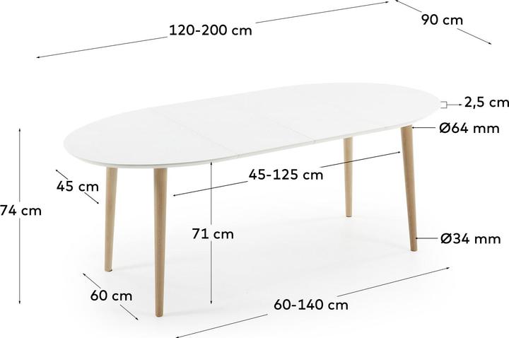 Actual product image Kave Home Oakland (90 x 120 cm)