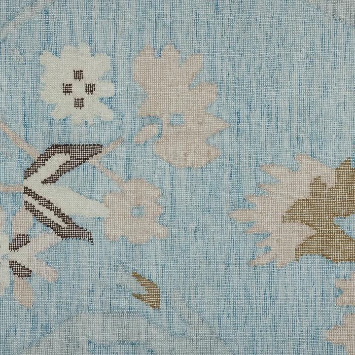 Produktbild Loberon Teppich Nére hellblau (140 x 200 cm)