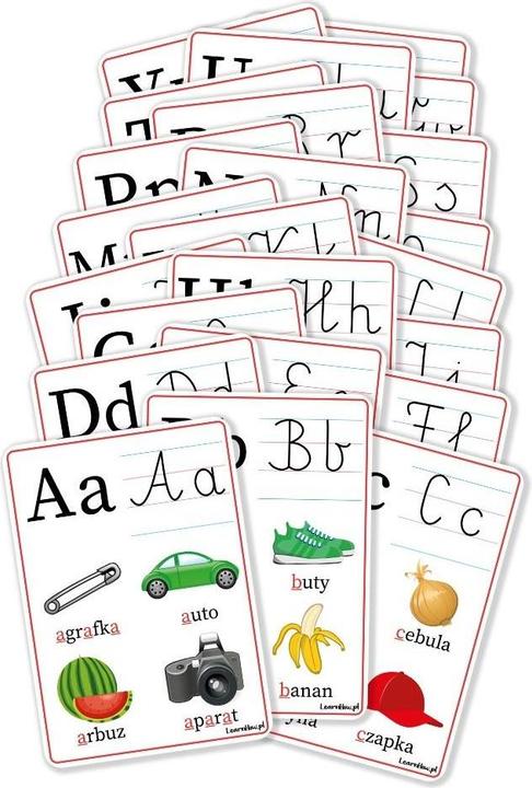 Actual product image LearnHow Learning boards A4 - Alphabet 23 cards