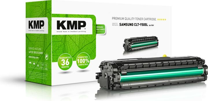 KMP Toner SA-T95Y, yellow replaces Samsung CLT-Y505L (Y)