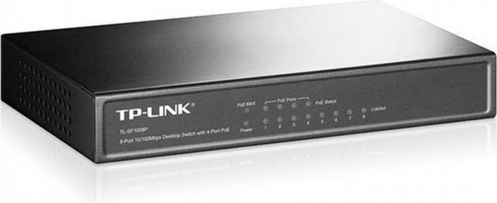 Produktbild TP-Link PoE Switch TL-SF1008P 8 Port (8 Ports)