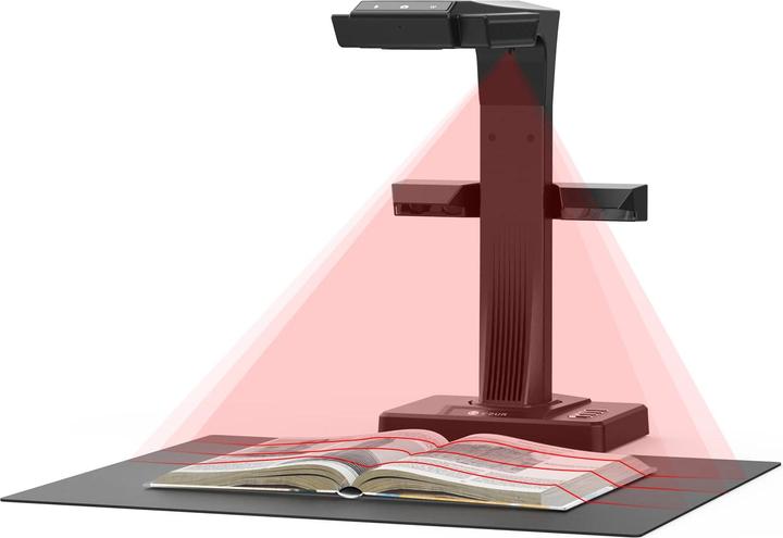 Image du produit Czur ET18 Pro Scanner de livres avec éclairage de remplissage LED 18MP