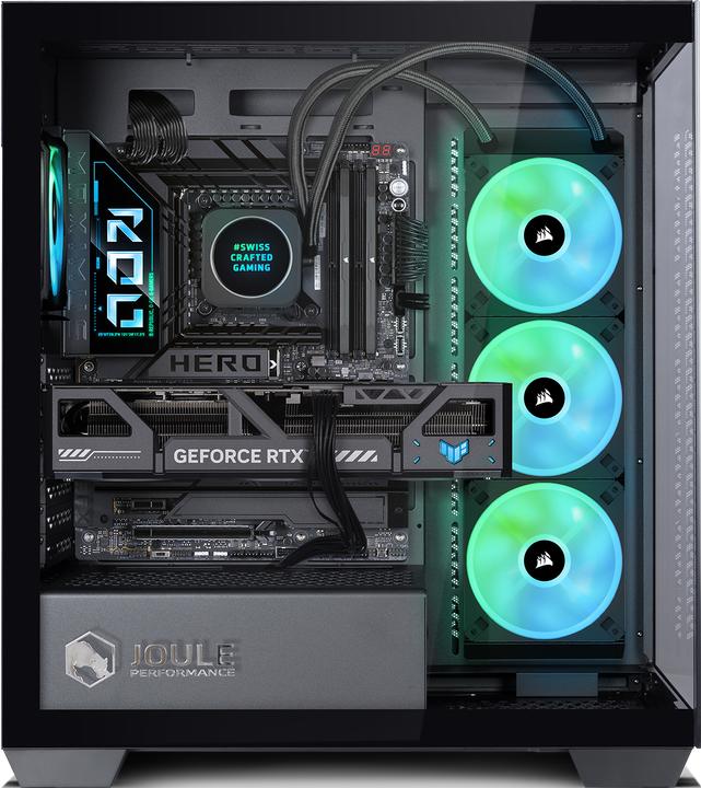 Actual product image Joule Performance High End Gaming PC RTX5080 I9 64GB 2TB L1138103 (Intel Core i9-14900KF, 64 GB, 2000 GB, GeForce RTX 5080)