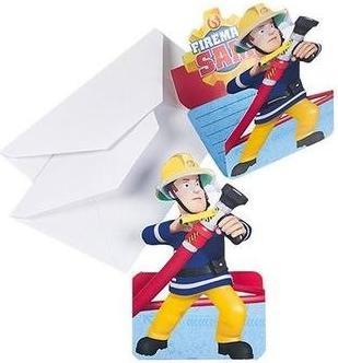 Image du produit Fireman Sam - Ensemble Invitations (8 pcs)