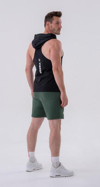Image du produit Nebbia Débardeur Fitness avec une capuche 323 noir (L)