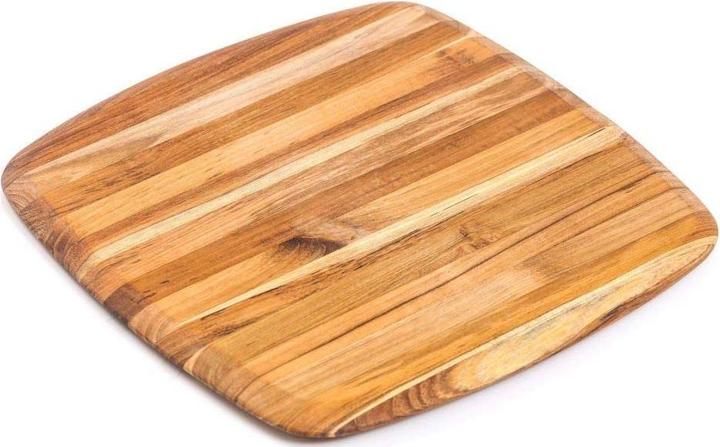 Actual product image TeakHaus Cutting and serving board teak square