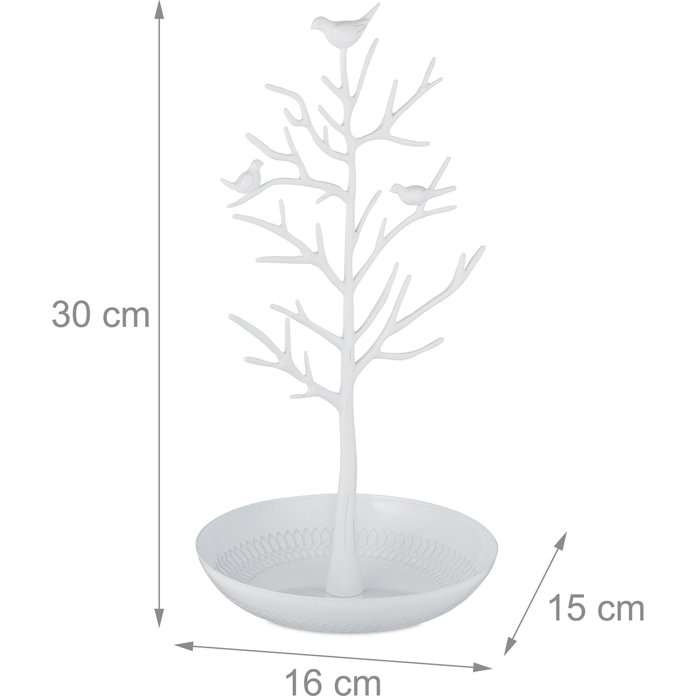 Thumbnail - Relaxdays, Uhrenbox + Schmuckaufbewahrung, Schmuckständer, Weiss