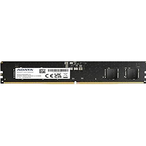 Thumbnail - Adata Premier DDR5-4800, CL40, On-Die ECC - 8 GB, schwarz, bulk (1 x 8GB, 4800 MHz, DDR5-RAM, DIMM), RAM, Schwarz