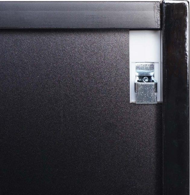 Image du produit Mendler Armoire de toilette HWC-B19b, haute brillance 70x80x16cm, noir (70 x 60 x 16 cm)