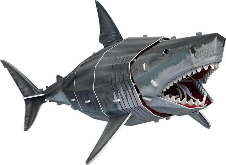 Actual product image Dante 3D jigsaw puzzle 78 pieces Great White Shark (78 pieces)