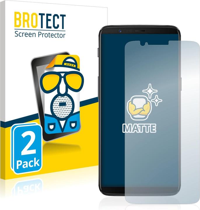 Produktbild BROTECT Entspiegelungs-Schutzfolie Displayschutz Matt (2 Stück, OnePlus 5T)