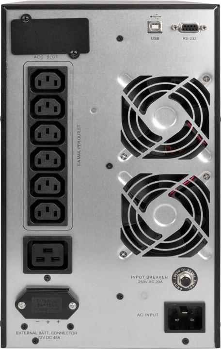 Actual product image Eaton Tripp Lite Series SUINT3000XLCD - Double conversion (online) - 3000 VA - 2700 W - 220 V - 240 V - 220 (3000 VA, 2700 W, Online double converter UPS)
